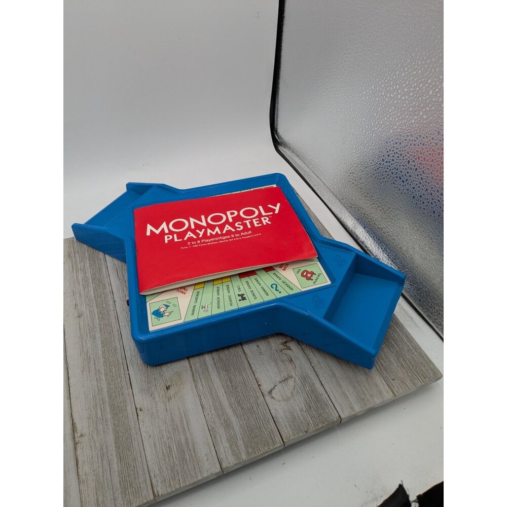 Vintage Monopoly Play Master Edition Game Replacement Electric Board Instruction